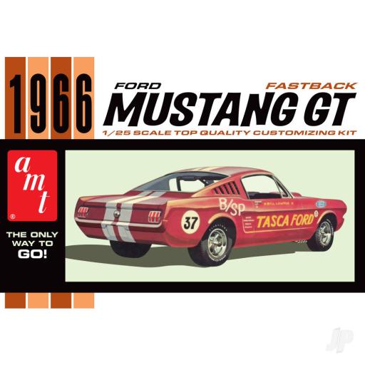 AMT 1305 1966 FORD MUSTANG GT FASTBACK 1:25