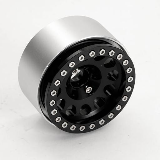 FAST0135BK FASTRAX 1.9 HEAVYWEIGHT BEADLOCK SIXO ALLOY BLACK WHEELS 4pcs