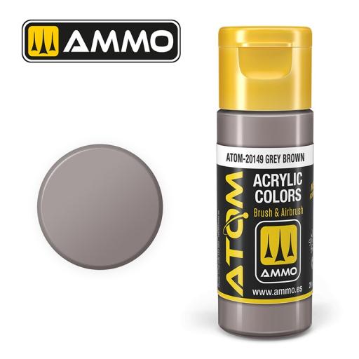 MIG ATOM 20149 GREY BROWN ACRYLIC PAINT 20ml