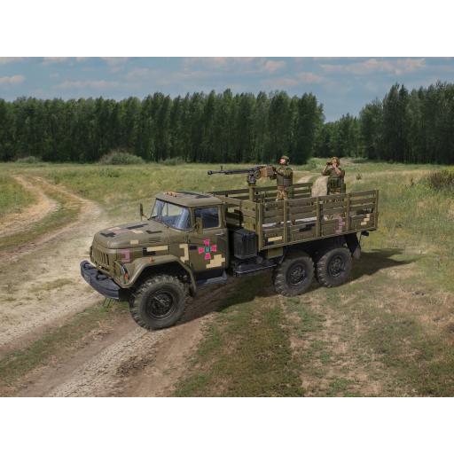 35017 ZiL-131 WITH DShKMd UKRAINE ARMY 1:35 ICM
