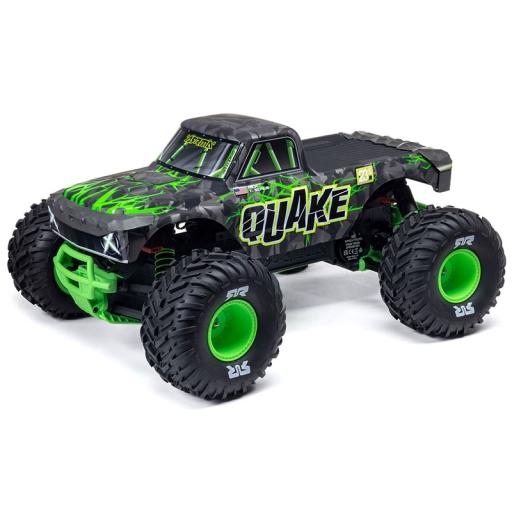 ARRMA QUAKE 223s GREEN 1:10 2WD RTR BRUSHLESS MONSTER TRUCK C-ARA3537T2
