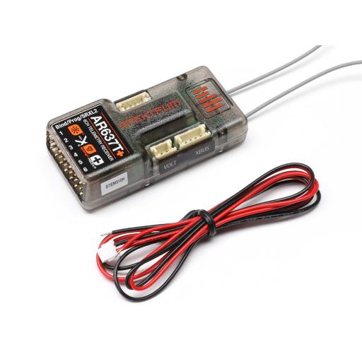 SPEKTRUM AR637T+ 6ch 2.4ghz RECIEVER WITH AS3X & SAFE TELEMETRY
