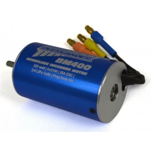 OVERLANDER THUMPER BM400 INRUNNER BRUSHLESS MOTOR KV2100 220W