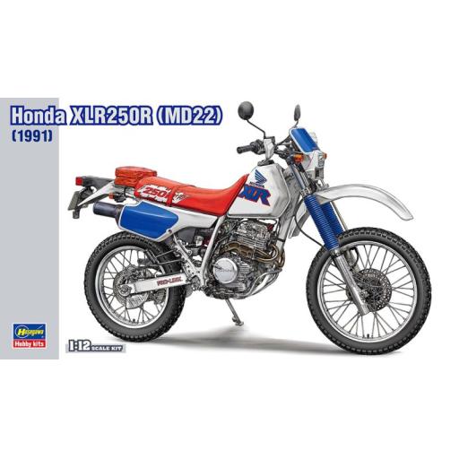 21518 BK-18 HONDA XLR250R MD22 1991 SCRAMBLER HASEGAWA 1:12