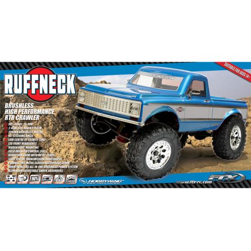 FTX5472BL FTX RUFFNECK 1:10 BRUSHLESS CRAWLER 4WD RTR