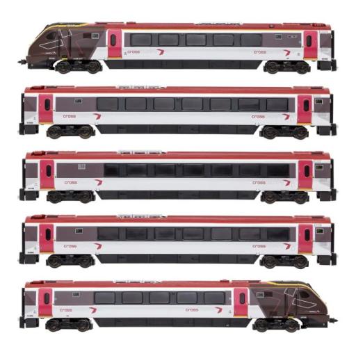 2D-023-003 DAPOL CLASS 221 CROSS COUNTRY 5 CAR SET 221136 DCC READY