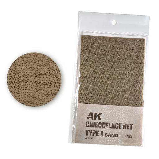 AK8060 AK CAMOUFLAGE NET TYPE 1 SAND