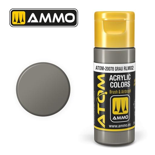 MIG ATOM 20078 GRAU RLM02 ACRYLIC PAINT 20ml