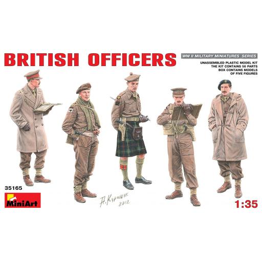 35165 WW2 BRITISH OFFICERS 1:35 MINIART