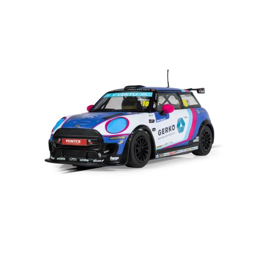 C4410 MINI COOPER F56 MINI CHALLENGE 2024 BRADLEY GRAVETT SCALEXTRIC CAR
