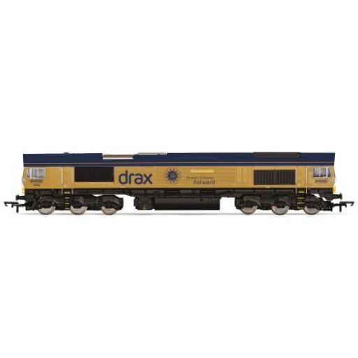 R30461 CLASS 66 DRAX 50th ANNIVERSARY GOLD 66301 GB RAILFREIGHT RAILROAD