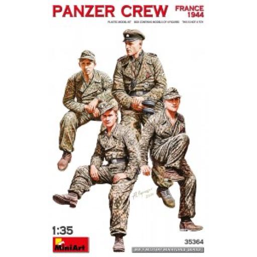 35364 WW2 PANZER CREW FRANCE 1944 1:35 MINIART