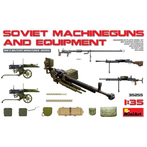 35255 WW2 SOVIET MACHINEGUNS & EQUIPMENT 1:35 MINIART