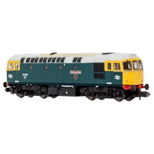 2D-001-011 DAPOL CLASS 33 056 THE BURMA STAR BR BLUE FYE
