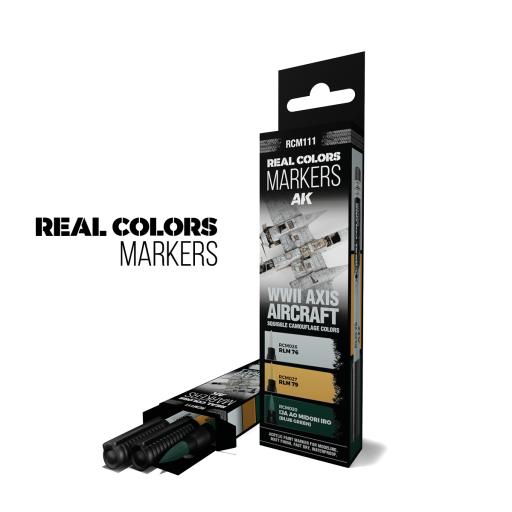 RCM111 AK WW2 AXIS AIRCRAFT REAL COLOUR MARKERS
