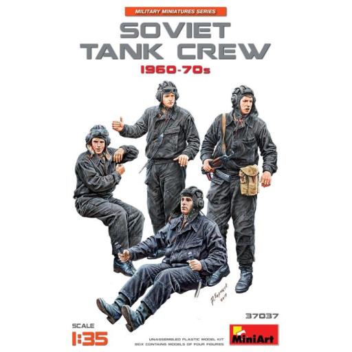 37037 SOVIET TANK CREW 1960'S - 70'S 1:35 MINIART