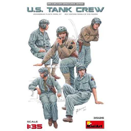 35126 WW2 US TANK CREW 1:35 MINIART