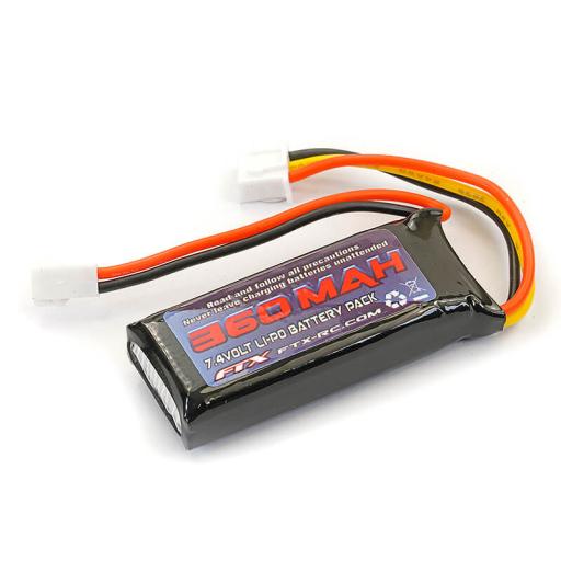 7.4V 360mah UTAH LIPO BATTERY FTX10838