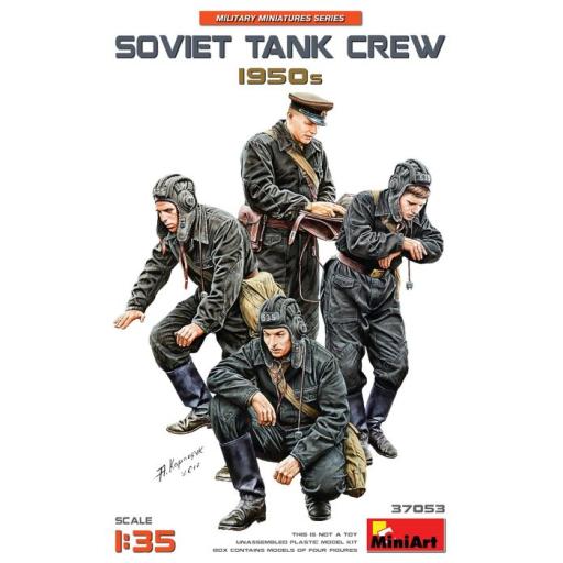 37053 SOVIET TANK CREW 1950'S 1:35 MINIART