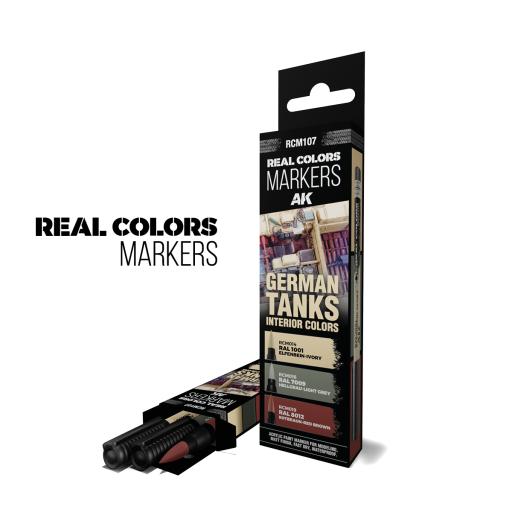 RCM107 AK GERMAN TANKS REAL COLOUR MARKERS