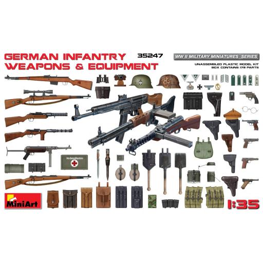 35247 WW2 GERMAN INFANTRY WEAPONS & EQUIPMENT 1:35 MINIART