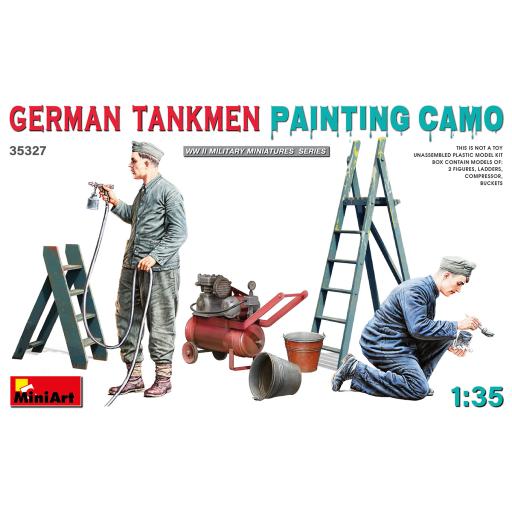 35327 GERMAN TANK MEN PAINTING CAMO 1:35 MINIART
