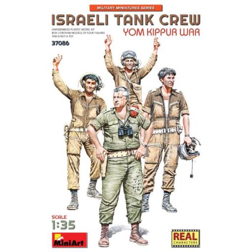 37086 ISRAELI TANK CREW YOM KIPPUR WAR 1:35 MINIART