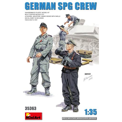 35363 WW2 GERMAN SPG CREW 1:35 MINIART