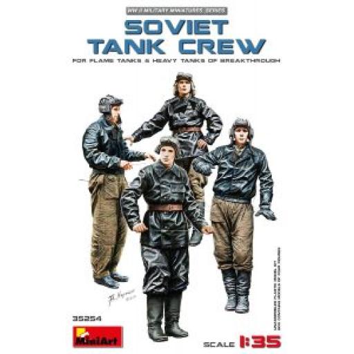 35254 WW2 SOVIET TANK CREW 1:35 MINIART