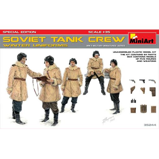 35244 WW2 SOVIET TANK CREW WINTER UNIFORMS 1:35 MINIART